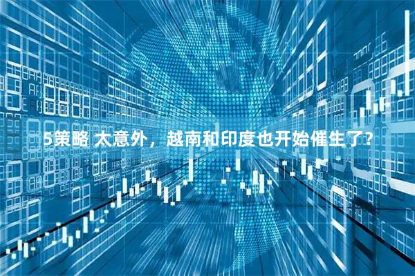 5策略 太意外，越南和印度也开始催生了？
